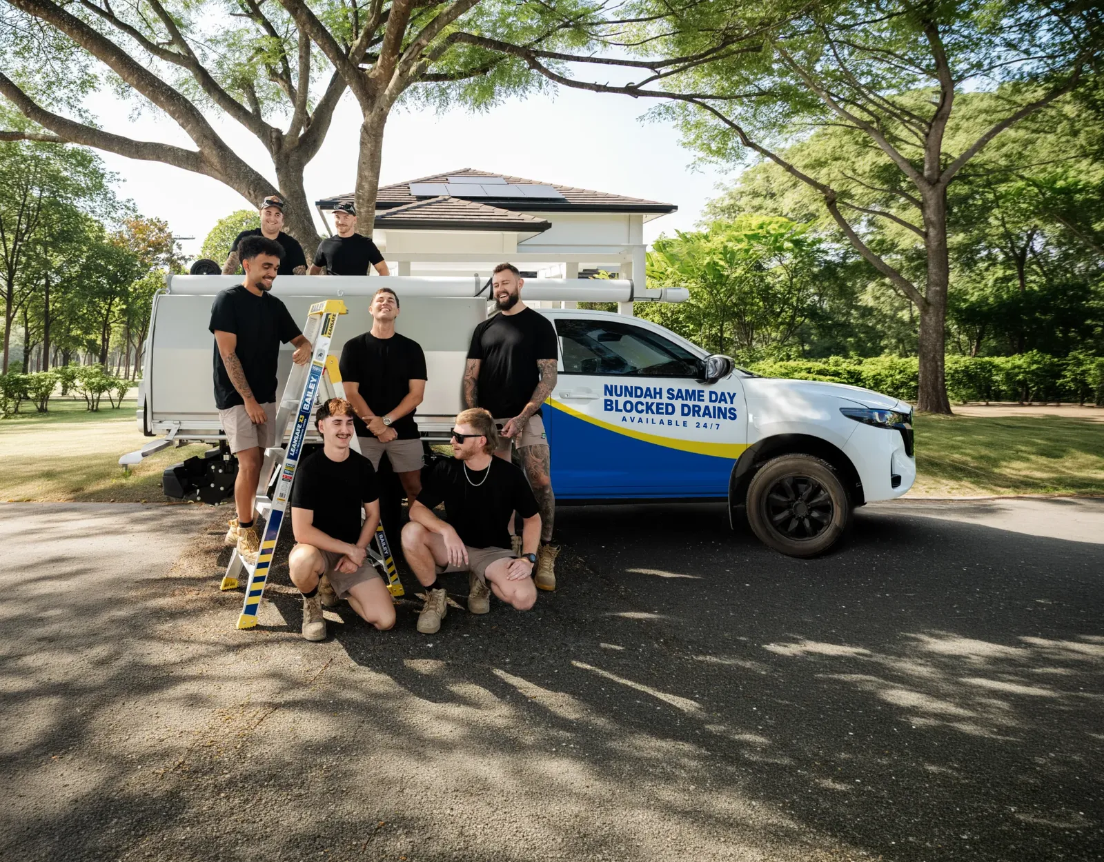 Nundah Same Day Blocked Drains team and ute